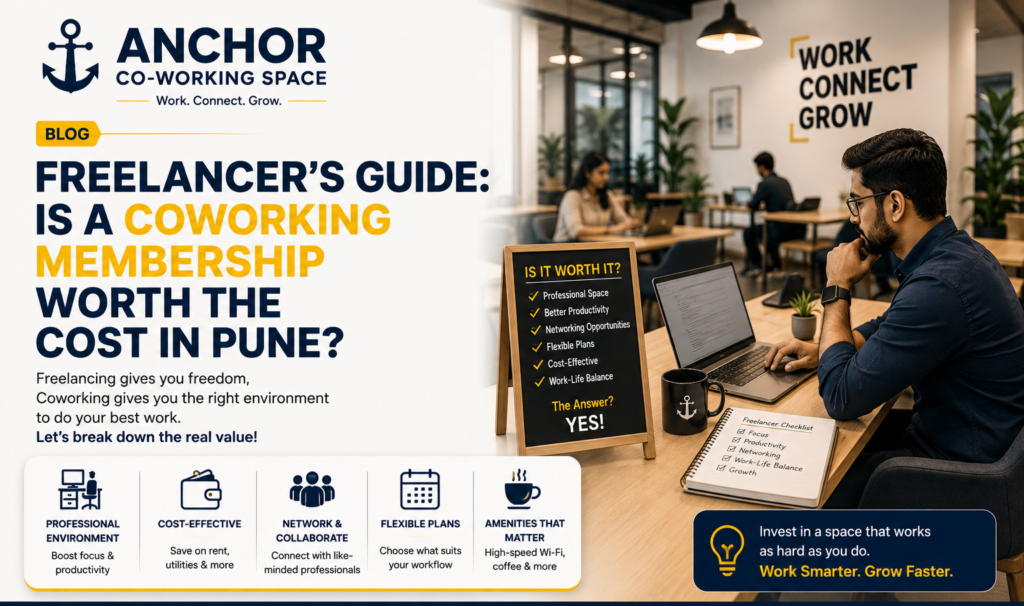 Freelancer’s Guide: Is a Coworking Membership Worth the Cost in Pune?